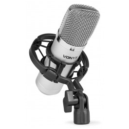 Vonyx CM400 Studio Condenser Microphone Silver 173.403