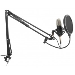 Vonyx CMS400 Studio Set / Condenser Microphone with Stand and Pop Filter  173.503