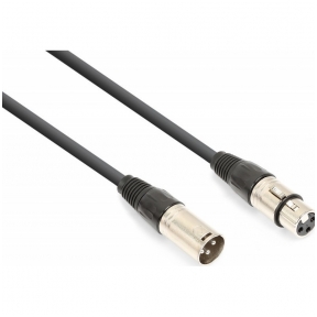 Vonyx DMX Cable 3-Pin XLR Male - XLR Female 3m (110Ohm) 177.791