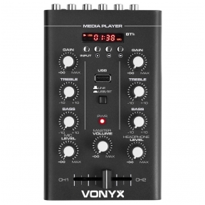 Vonyx STM500BT 2-Channel Mixer USB/MP3/BT 172.974