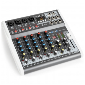 Vonyx VMM-K602 6-Channel Music Mixer with DSP 172.587