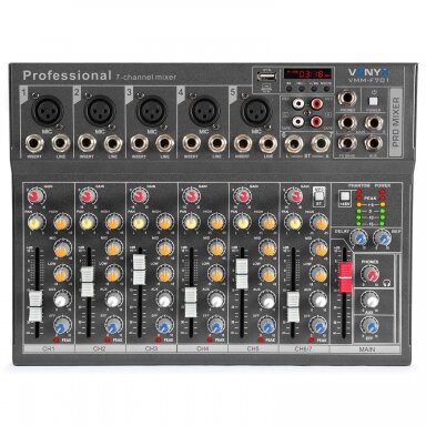 Vonyx VMM-F701 7-Channel Music Mixer 172.578