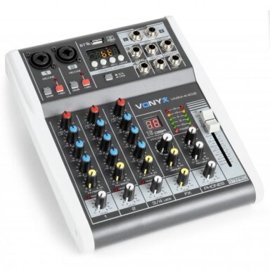 Vonyx VMM-K402 4-Channel Music Mixer with DSP 172.585