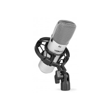 Vonyx CM400 Studio Condenser Microphone Silver 173.403