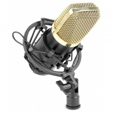 Vonyx CM400B Studio Condenser Microphone Black/Gold 173.404