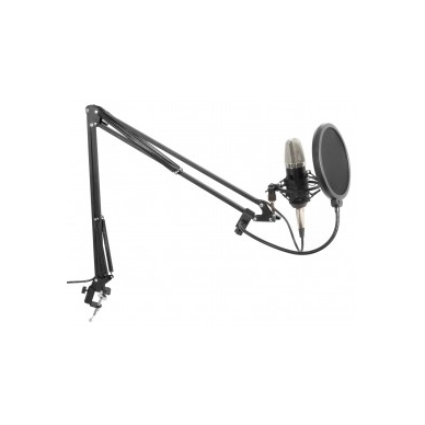 Vonyx CMS400 Studio Set / Condenser Microphone with Stand and Pop Filter 173.503