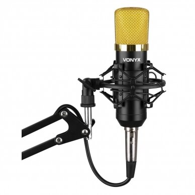 VONYX CMS400B STUDIO SET / CONDENSER MICROPHONE WITH STAND AND POP FILTER 173.504 2