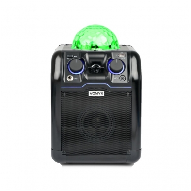 Vonyx SBS50B Party Speaker RGB LED Ball Black 178.350