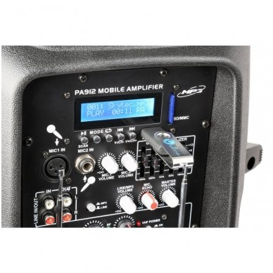 Vonyx SPJ-PA912 Portable Sound System ABS 12" 2 UHF/USB/MP3 170.075 4
