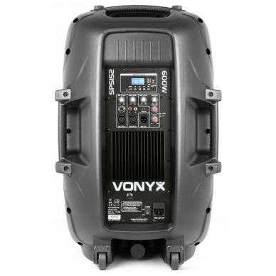 Vonyx SPS152 Active Speaker 15" SD/USB/MP3/BT with Stand 2