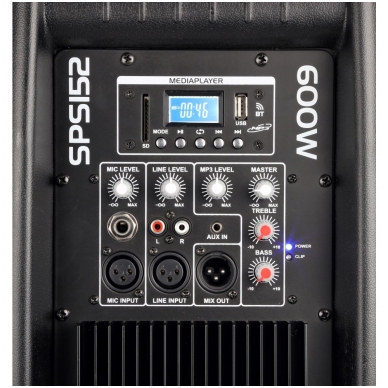 Vonyx SPS152 Active Speaker 15" SD/USB/MP3/BT with Stand 4 Vonyx SPS152 Active Speaker 15" SD/USB/MP3/BT with Stand 4