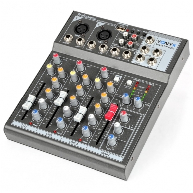 Vonyx VMM-F401 4-Channel Music Mixer 172.575 1 Vonyx VMM-F401 4-Channel Music Mixer 172.575 1