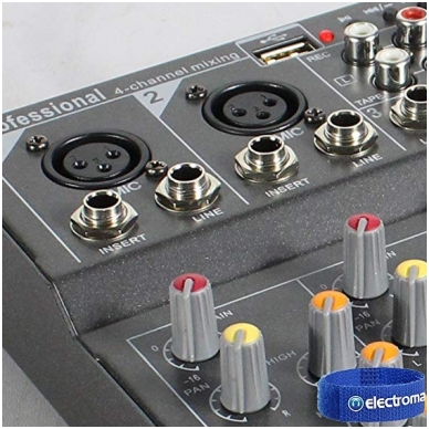 Vonyx VMM-F401 4-Channel Music Mixer 172.575 2