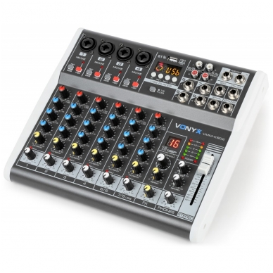 Vonyx VMM-K802 8-Channel Music Mixer with DSP 172.590 1 Vonyx VMM-K802 8-Channel Music Mixer with DSP 172.590 1