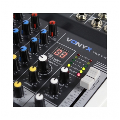 Vonyx VMM-K802 8-Channel Music Mixer with DSP 172.590 4 Vonyx VMM-K802 8-Channel Music Mixer with DSP 172.590 4