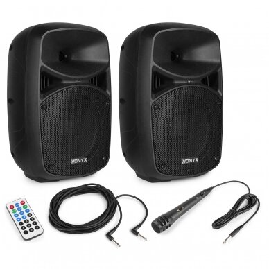 VONYX VPS082A PLUG & PLAY 400W SPEAKER SET 178.126 VONYX VPS082A PLUG & PLAY 400W SPEAKER SET 178.126
