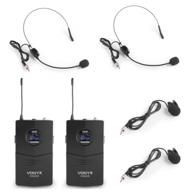 Bevielė radijo sistema - Vonyx WM82 179.214 2 Bevielė radijo sistema - Vonyx WM82 179.214 2