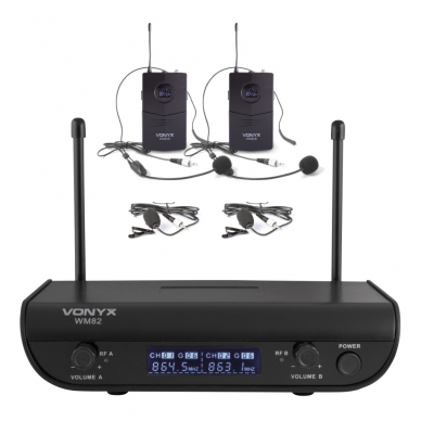 Bevielė radijo sistema - Vonyx WM82 179.214 Bevielė radijo sistema - Vonyx WM82 179.214