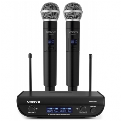 Bevielė radijo sistema - Vonyx WM82 179.212 Bevielė radijo sistema - Vonyx WM82 179.212
