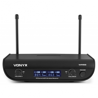 Bevielė radijo sistema - Vonyx WM82 179.212 1 Bevielė radijo sistema - Vonyx WM82 179.212 1