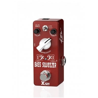 Efektų Pedalas Xvive B-1 BSQUEEZ Bass Squeezer