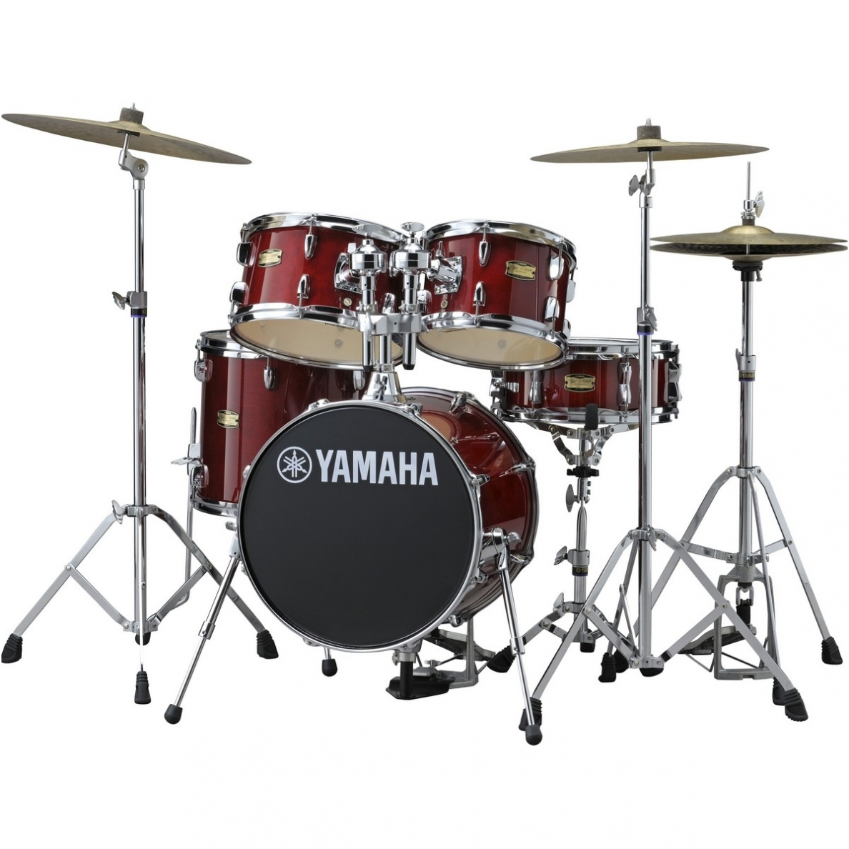 Yamaha JK6F5 CRANBERRY RED Complete Junior Drum Kit - 5 pieces - 16" Kick Yamaha JK6F5 CRANBERRY RED Complete Junior Drum Kit - 5 pieces - 16" Kick