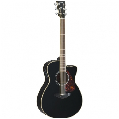 AKUSTINĖ GITARA SU PAJUNGIMU Yamaha FSX-730SC Black Electro-acoustic Guitar AKUSTINĖ GITARA SU PAJUNGIMU Yamaha FSX-730SC Black Electro-acoustic Guitar