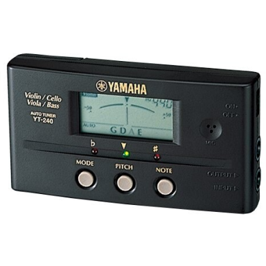YAMAHA YT-240 VIOLIN/CELLO/BASS AUTO TUNER YAMAHA YT-240 VIOLIN/CELLO/BASS AUTO TUNER