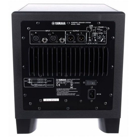 Yamaha HS-8S Powered studio subwoofer 1 Yamaha HS-8S Powered studio subwoofer 1
